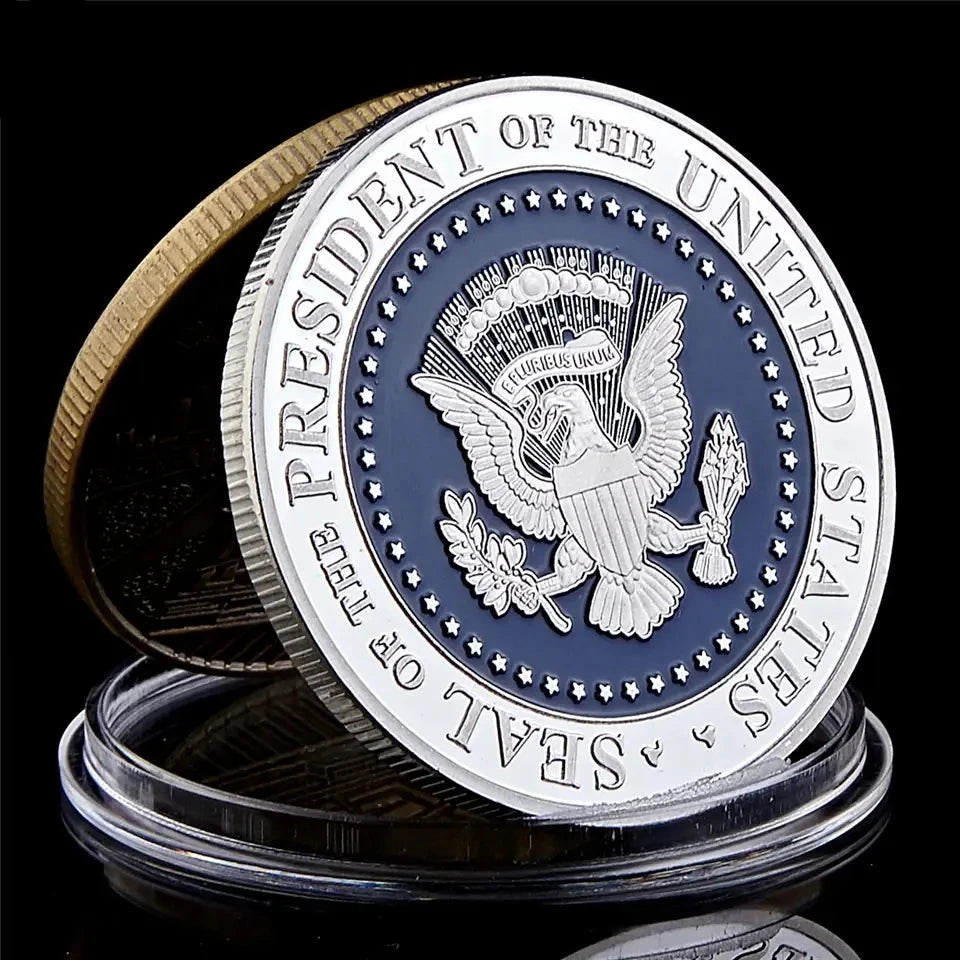 US White House The Statue of Liberty Silver Replica Coin Collection